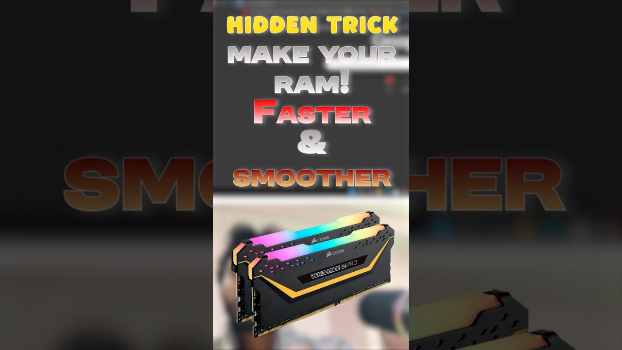 PC Trick: Boost RAM Speed & Life 