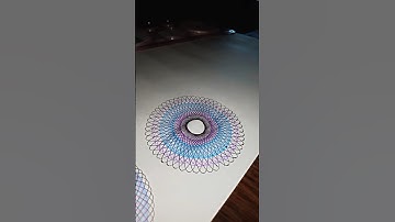 how to draw a spirograph design #like #subscribe#spirograpg #spiral art#spiral art design