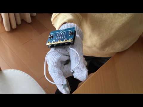 失敗作：chibi:bitを2個使ったワイヤレスリモートハンド