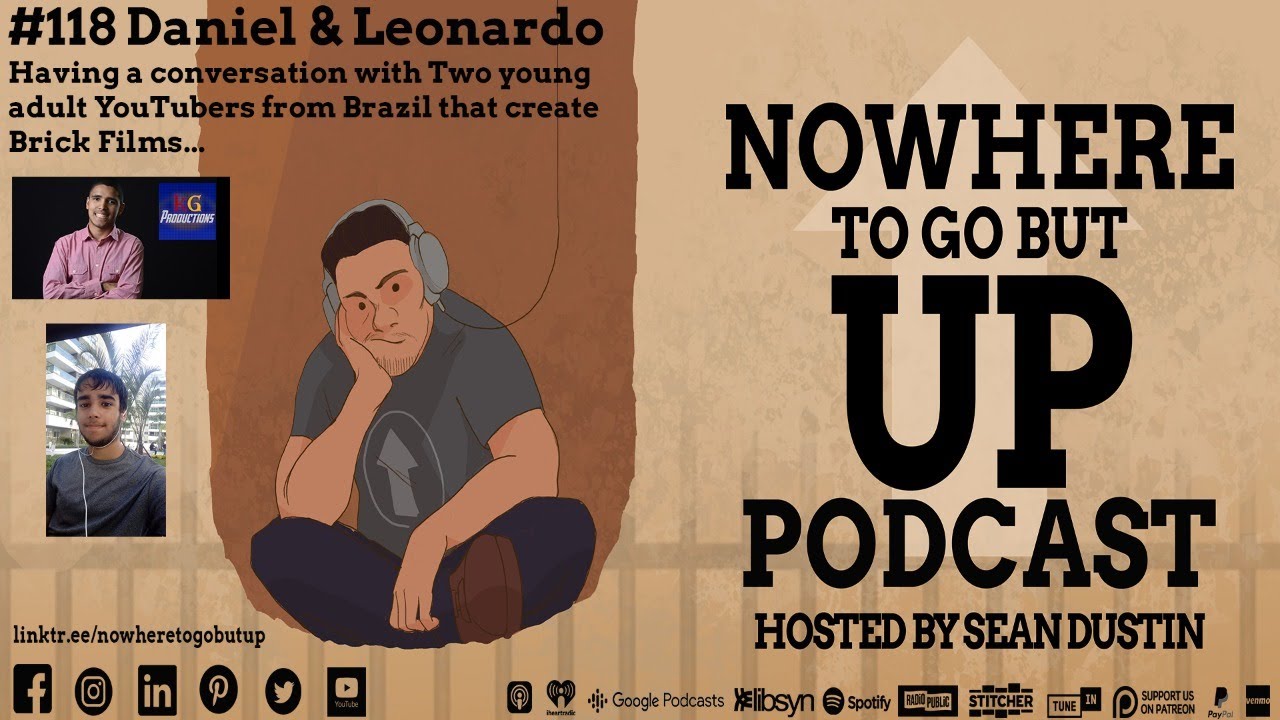 #118  Having a Conversation with 2 Young YouTuber's From Brazil That Create Brick Films...