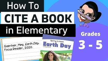 Research for Kids: How to Cite a Book