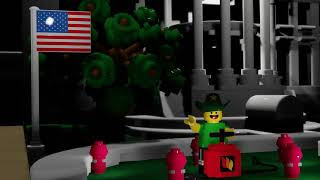 Fourth Of July In Less Than 20 Seconds - Lego Animation