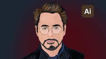 Cartoon yourself ----- Robert Downey Jr. | Vector art| portrait| Realistic vector art