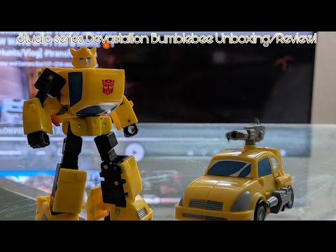 Ss devastation Bumblebee Figuh review/unboxin 