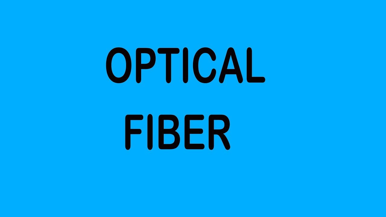 optical fiber in hindi YouTube