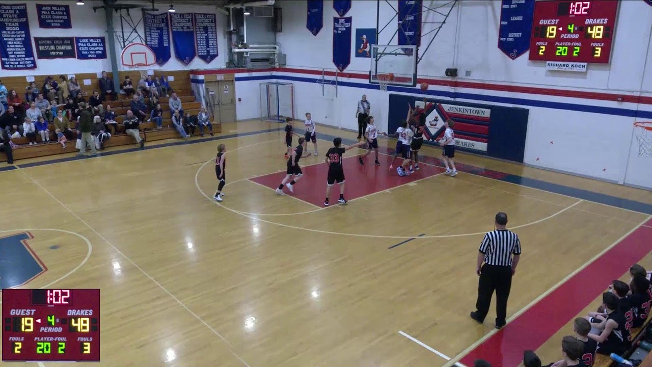 Jenkintown vs plumstead Boys' Middle School Basketball League
