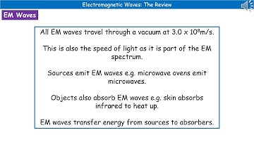 OCR Gateway P5.2.1 - Electromagnetic Waves F