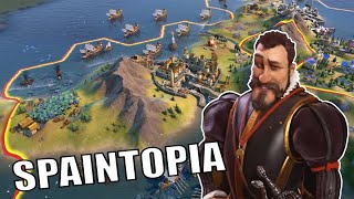Civ 6 This Is The PERFECT Island Map For Philip Deity Spain Civilization VI
