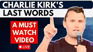 LIVE: Charlie Kirk’s Last Moments Before Assassination Shock the World | Conservative Activist Shot
