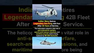 Indian Navy Retires Sea King 42B After 55 Years ⚓🚁🇮🇳 #shorts #IndianNavy