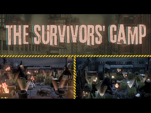 How to Create the Post Apocalyptic Stronghold Camp in ACNH | SPEED BUILD 2.0 Update