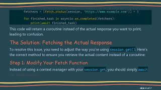 Solving The Clientresponse Coroutine Dilemma In Asyncio.ascompleted