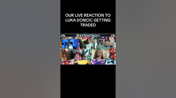 OUR LIVE REACTION TO LUKA DONCIC GETTING TRADED #nba #nbatrade #lukadoncic