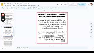 Intro to Probability, Theoretical, Experimental, and Compound Probability