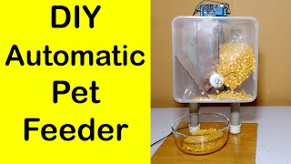 How to make automatic pet food dispenser - do it yourself food dispenser - XYJ02 timer projects