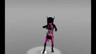 my imvu avatar danceing