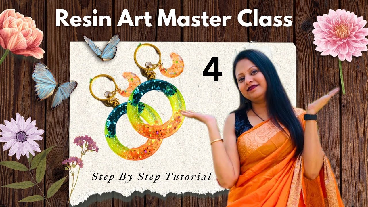 Resin Art Master Class:4 | Step By Step Tutorial For Beginners