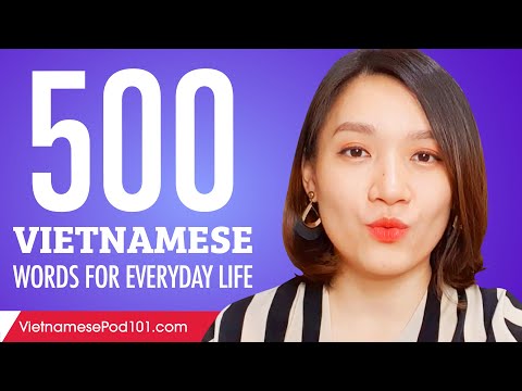 500 Vietnamese Words for Everyday Life – Basic Vocabulary #25