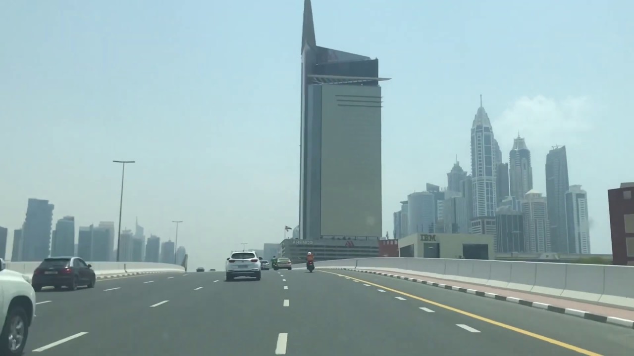 Driving in dubai roads YouTube
