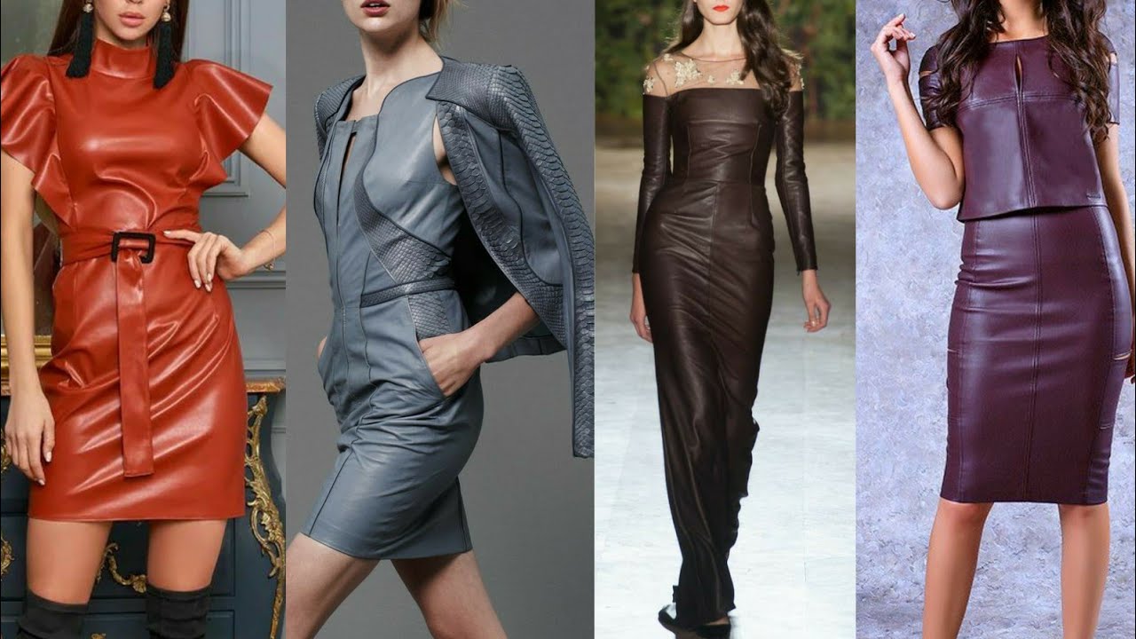 Outstanding leather outfits for women leatheroutfits leather fashion