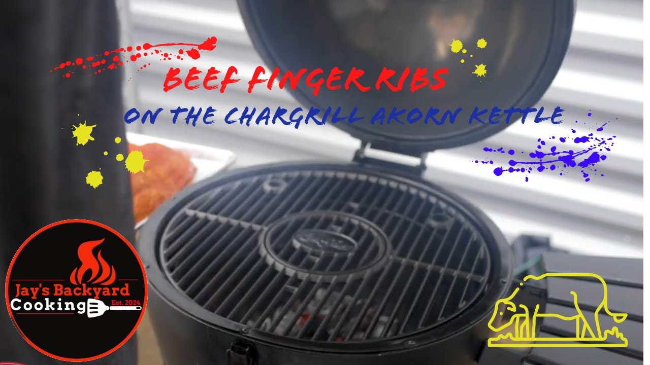 Beef ribs on the Chargriller Akorn!