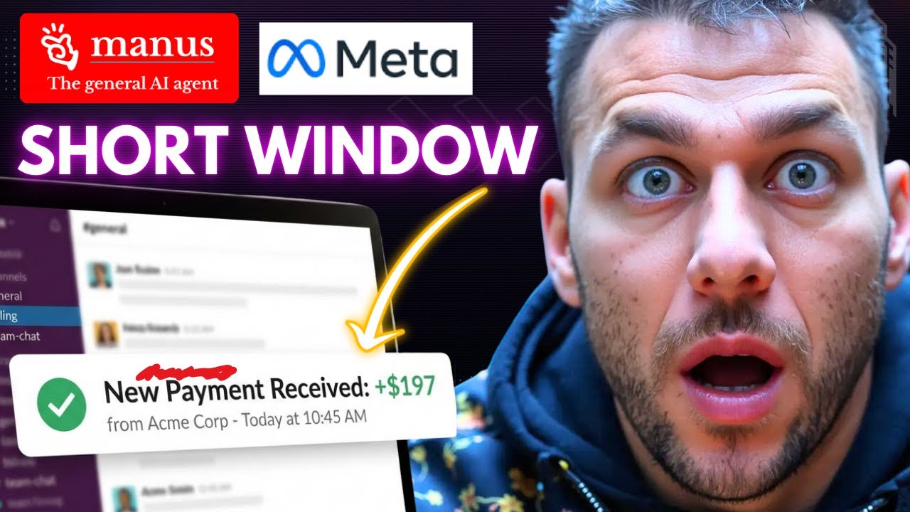 Meta Just Bought Manus AI's Agent Tool— Here’s the Money Play They're Keeping Quiet (B4 Regulation)