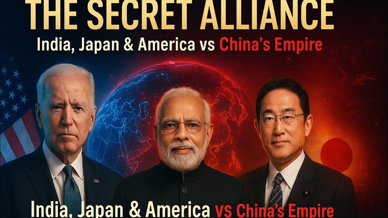 “The Secret Alliance: India, Japan & America vs China’s Silent Empire”