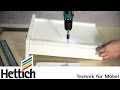 Upgrade your drawer: Changing roller runners to ball bearing slides. Do-It-Yourself with Hettich