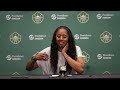 Postgame Press Conference vs New York Liberty | Nneka Ogwumike, Skylar Diggins, Coach Noelle Quinn