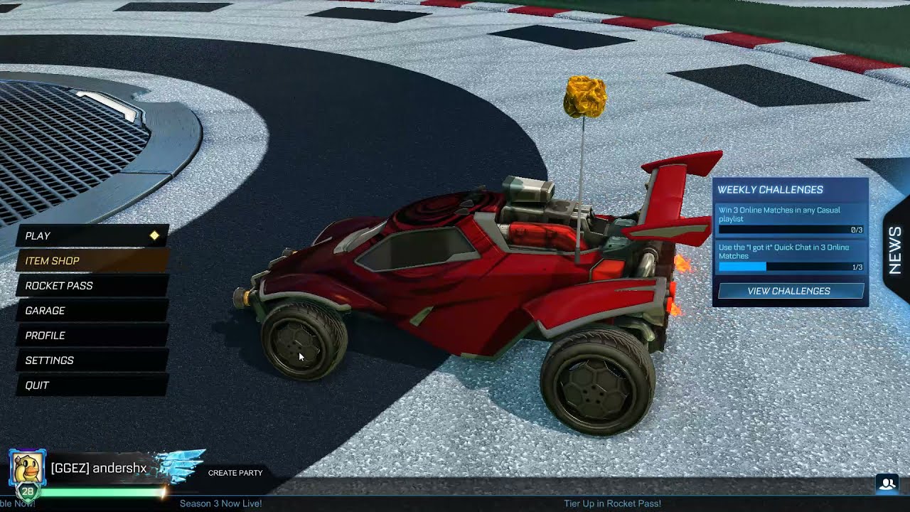 (Beta Reward) Gold Nugget Trade - Rocket League TRADING