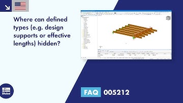 FAQ 005212 | Where can I hide defined types (e.g. design supports or effective lengths) ...