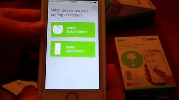 Belkin WeMo Switch Setup & Demo