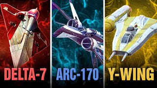 EVERY SINGLE Republic Starfighter Type/Variant Explained!