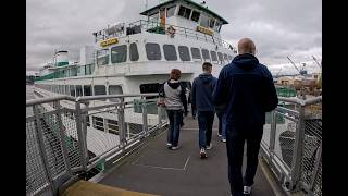 Riding the Bremerton to Seattle Ferry as Foot Passengers 