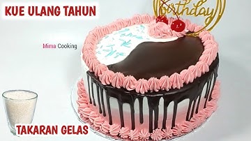 Thumbnail of KUE ULANG TAHUN SIMPLE HANYA 4 TELUR | MUDAH DAN EKONOMIS