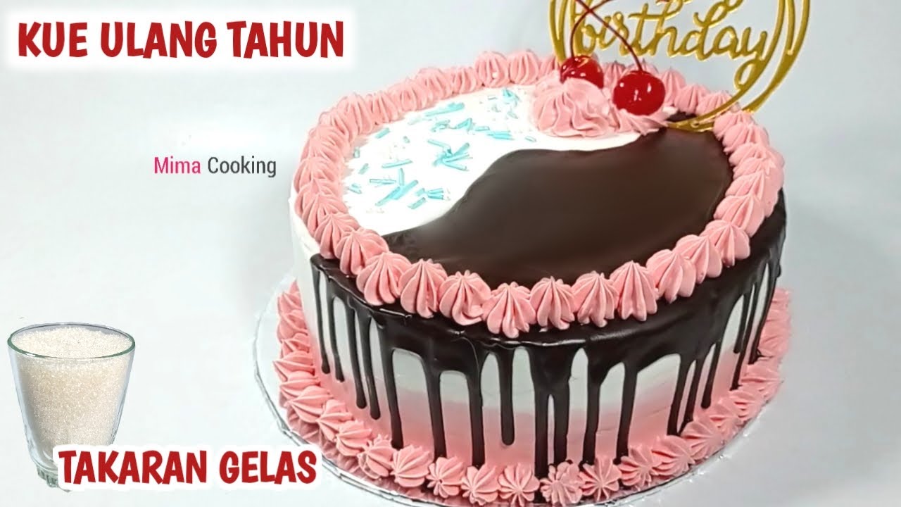 KUE ULANG TAHUN SIMPLE HANYA 4 TELUR | MUDAH DAN EKONOMIS KUE ULANG TAHUN SIMPLE HANYA 4 TELUR | MUDAH DAN EKONOMIS