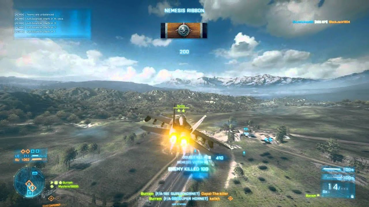 BF3 Jet - Insane round of caspian /w burrem