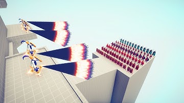 SHIELD ARMY vs CASTLE of OP RANGED UNITS! 1 | TABS - Totally Accurate Battle Simulator