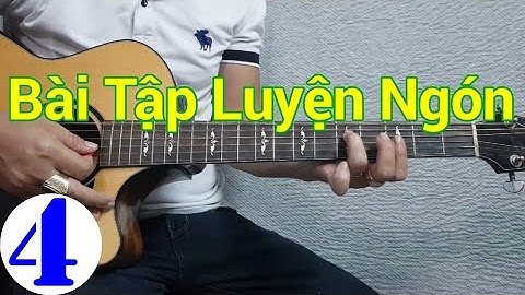 #4 Luyện Ngón Với Nốt Trên Cần Đàn 3 Ô Đầu Tiên | Guitar Cấp Tốc