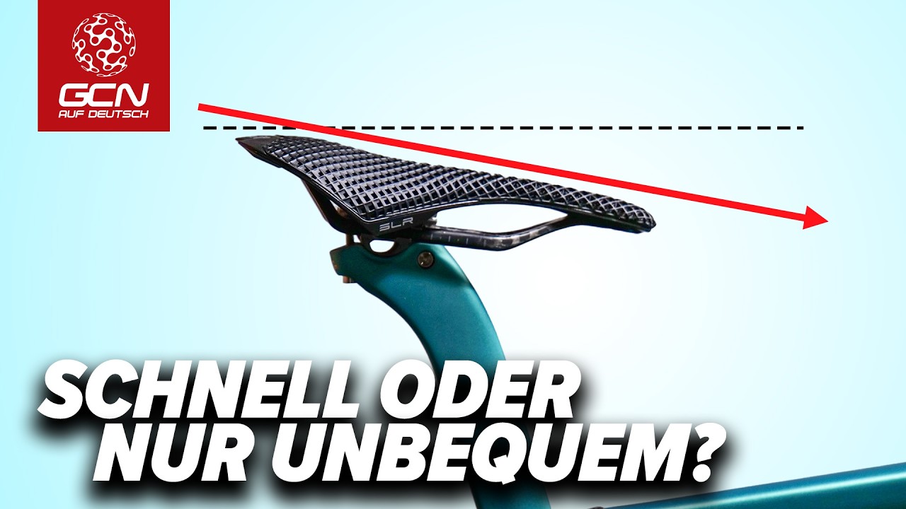 Sattel nach unten neigen wie die Profis – macht das wirklich Sinn?