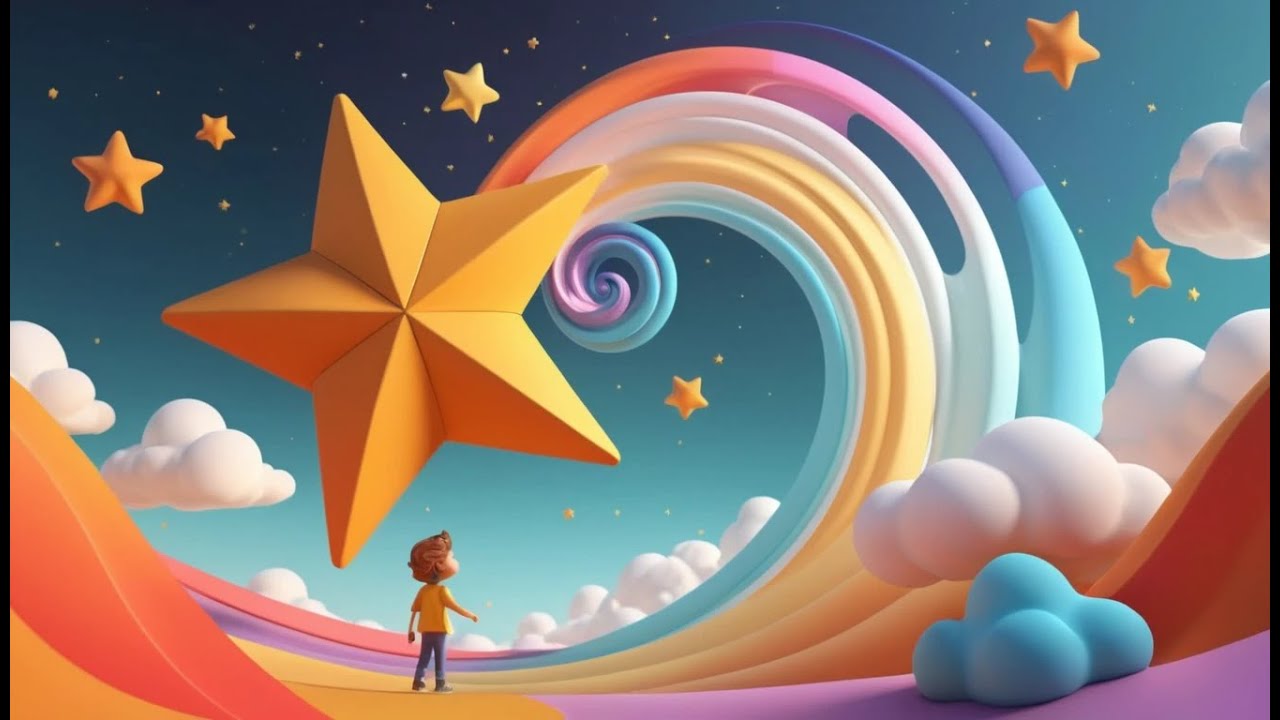 Fall Guys Soft Star Rolou pela Névoa | Canções Infantis e Rimas para Crianças