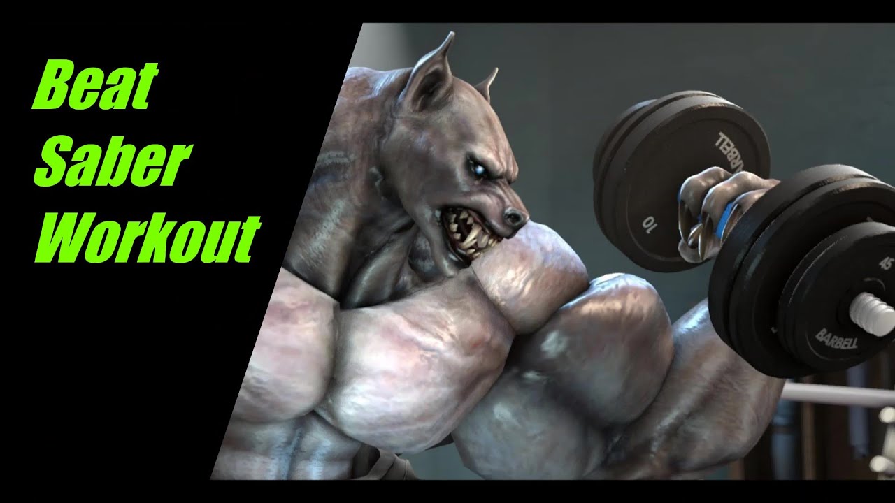 Beat Saber Workout Part9 With 5 pound Wrist Weights on Expert YouTube