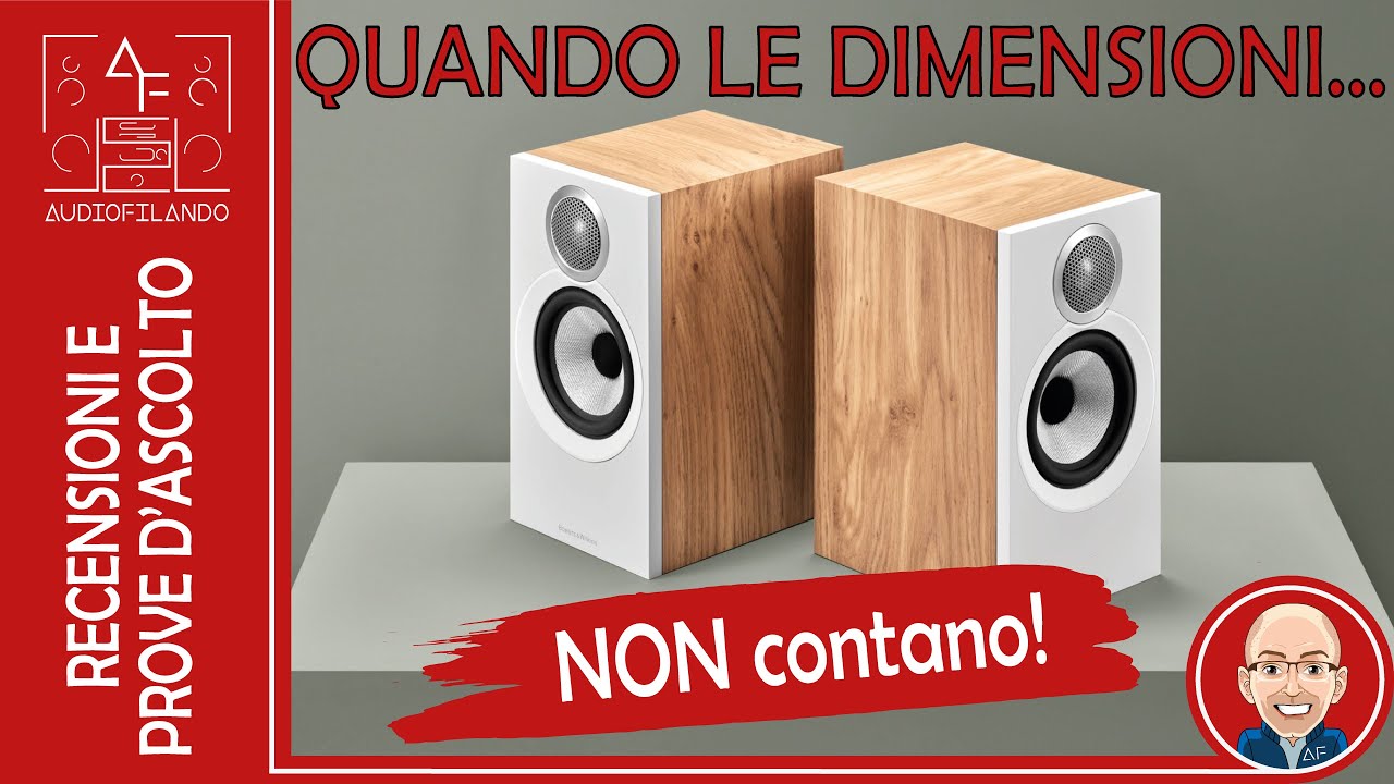BOWERS & WILKINS 607 S3 - In questa BOTTE PICCOLA... Un qualità ECCELLENTE! Review