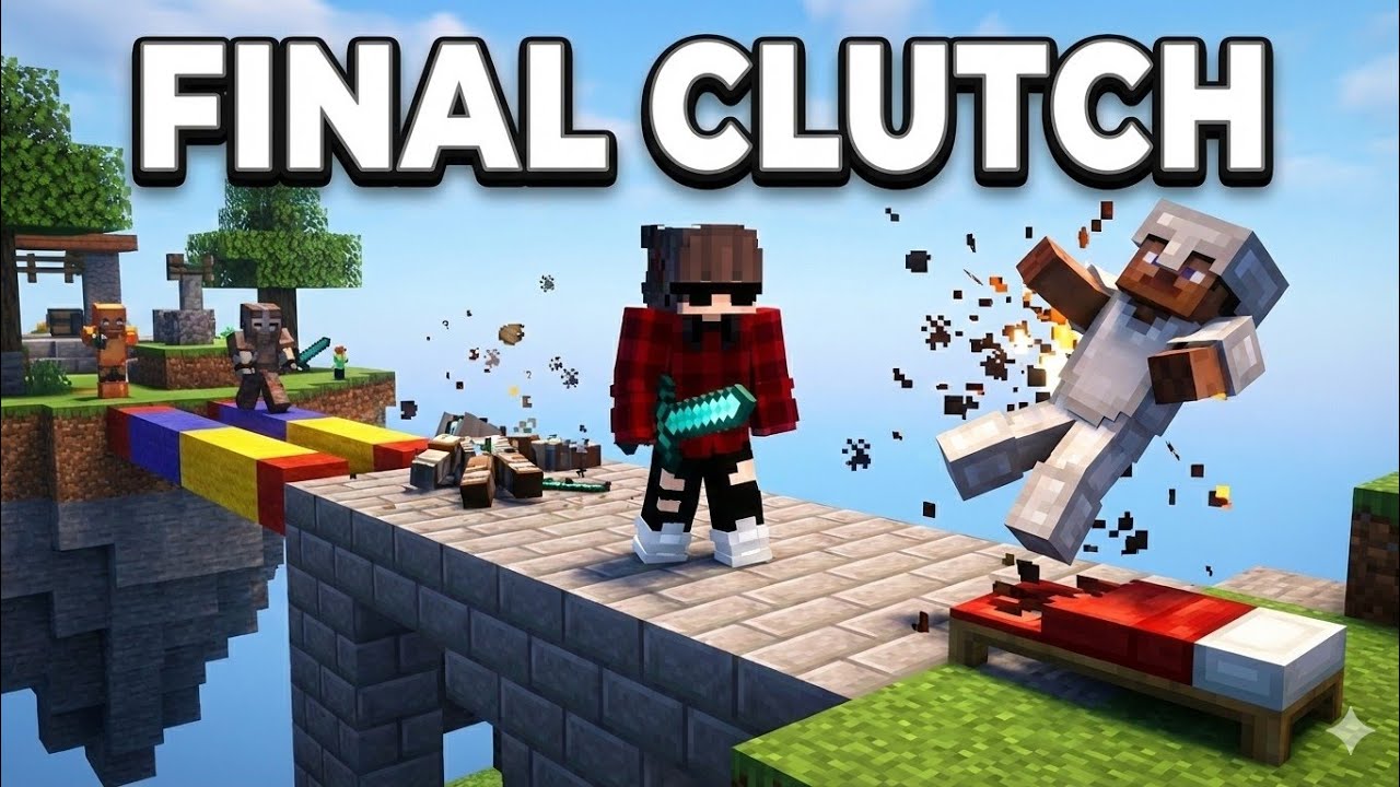 FINAL CLUTCH 😈 | Minecraft Bedwars 1vALL | Last Enemy DESTROYED 🔥