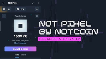 Not Pixel Airdrop By Notcoin | How to Play NotPixel A Complete Guide
