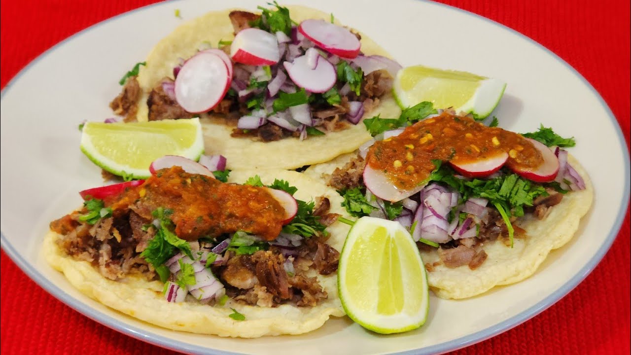 ​Tacos de Carnitas Caseros y Ensalada Crujiente de Manzana 🌮🍏 #Ranchoelcolibriofficial ​#Carnitas