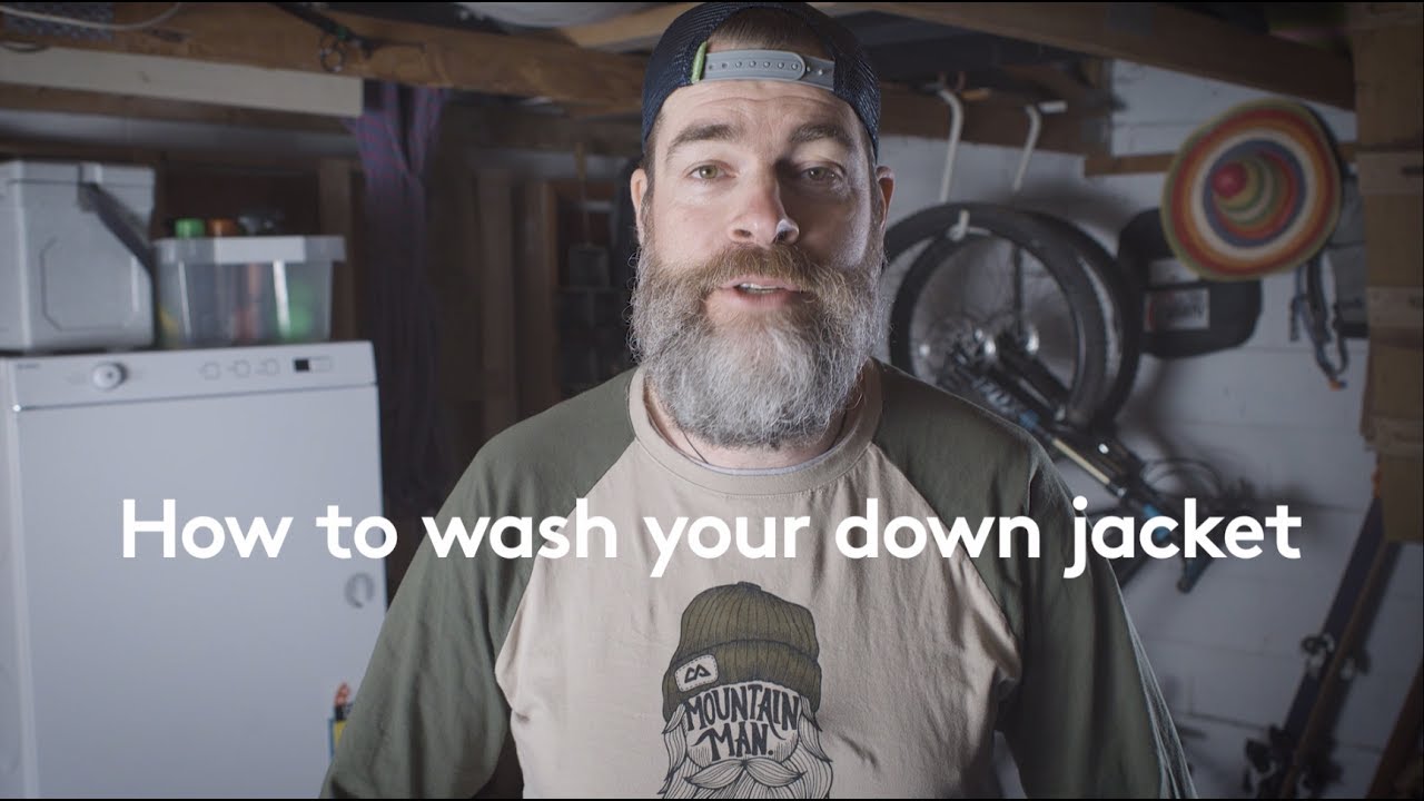 How to wash your down jacket 