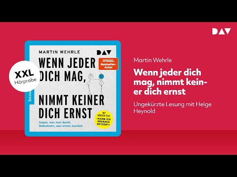Wenn jeder dich mag, nimmt keiner dich ernst. YouTube Hörbuch Trailer auf Deutsch