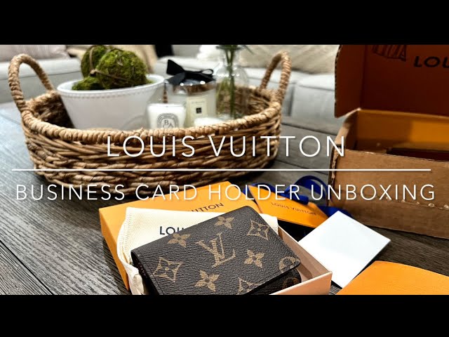 Louis Vuitton Business Card Holder Unboxing and Review ~ Underrated SLG ~  What Fits 