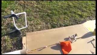 High power rocket ejection charge test